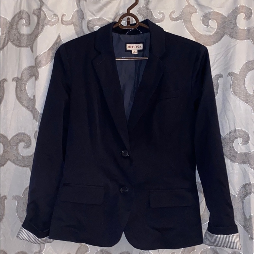 Navy Merona Blazer